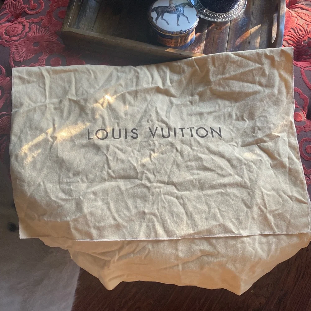 Authentic Louis Vuitton dust cover.